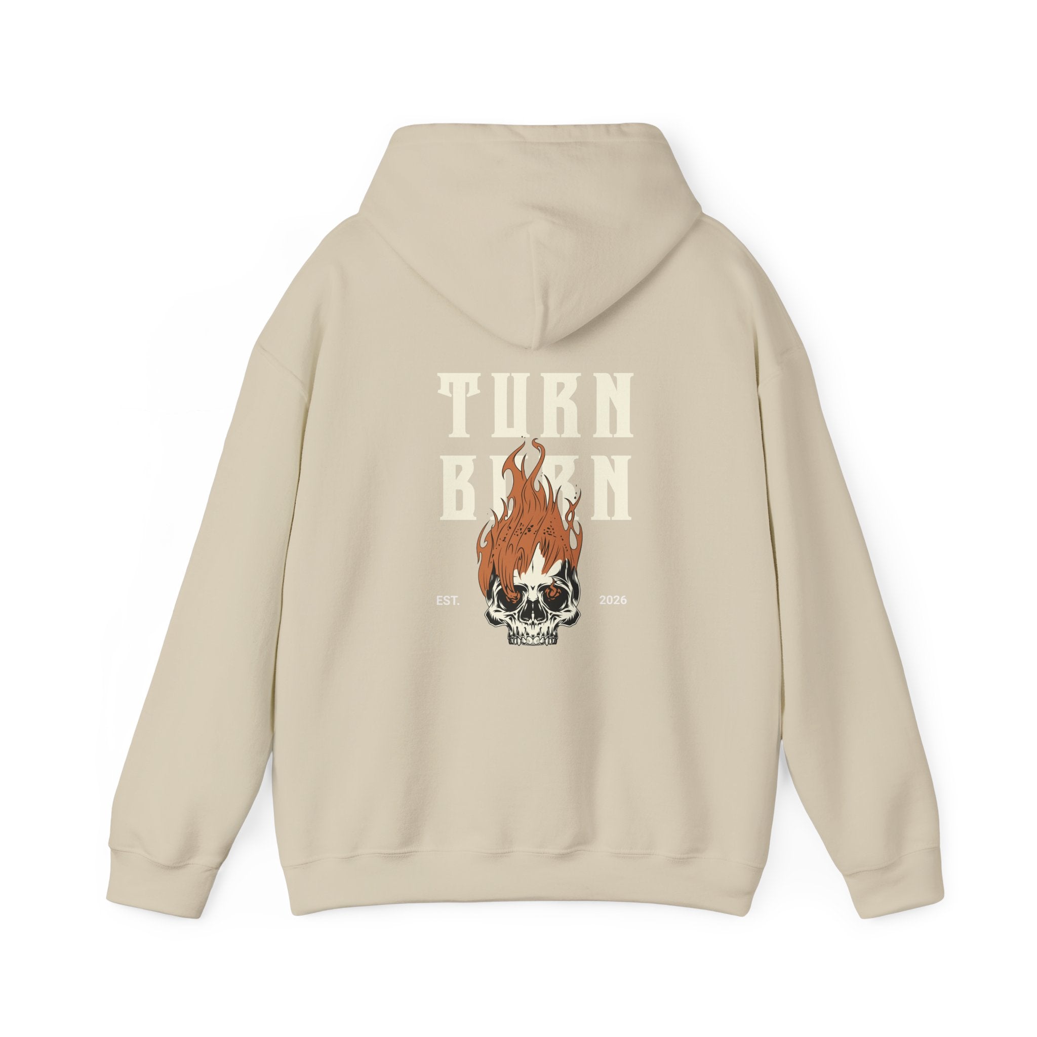 Turn & Burn Skull Hoodie
