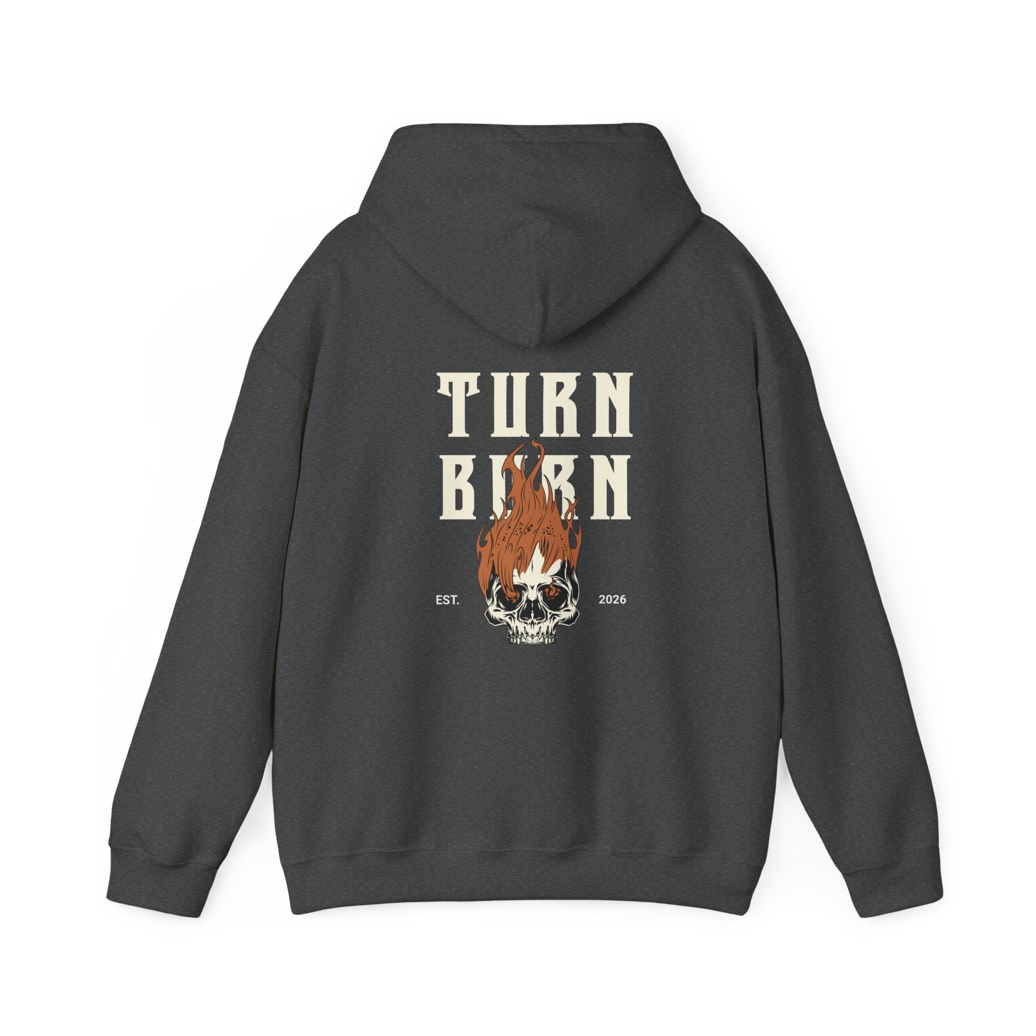 Turn & Burn Skull Hoodie