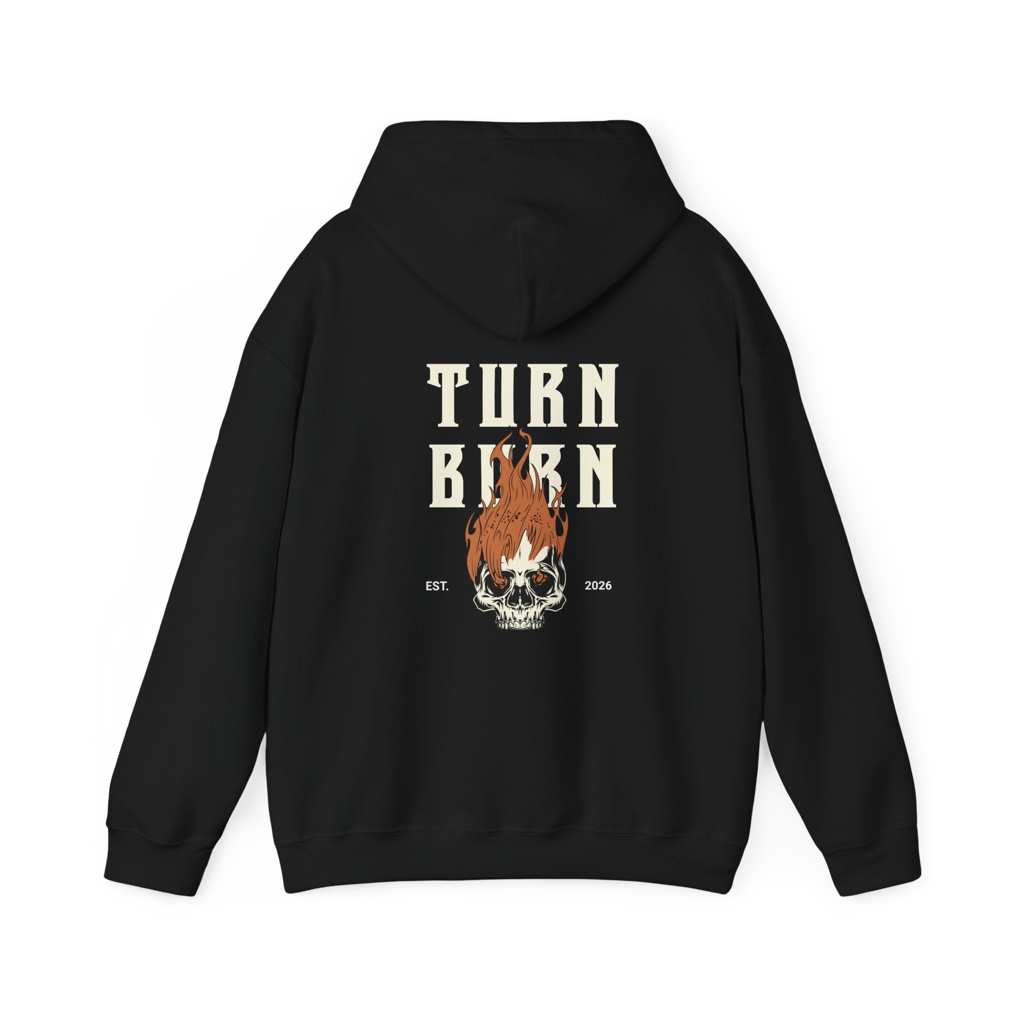 Turn & Burn Skull Hoodie