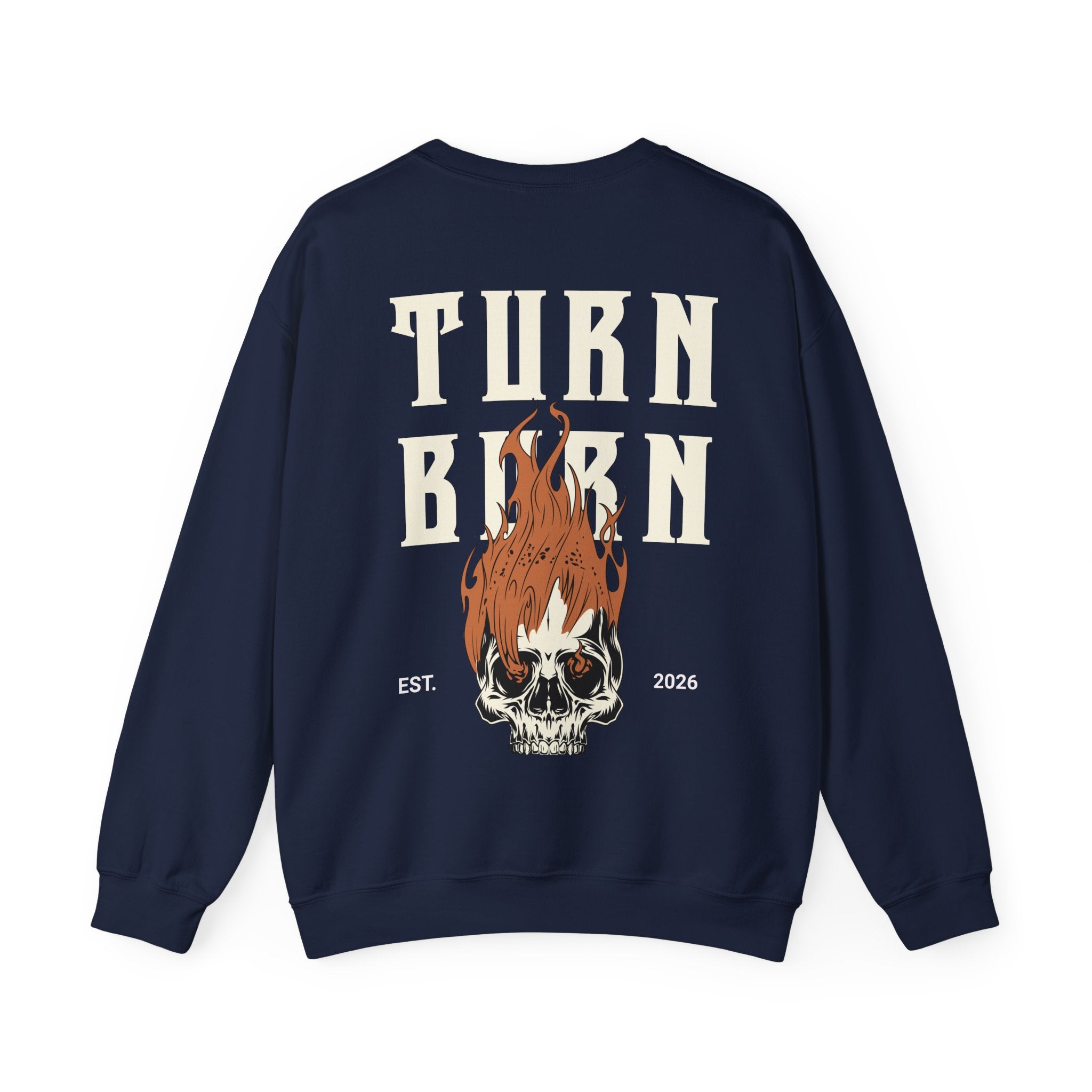 Turn & Burn Skull Crewneck