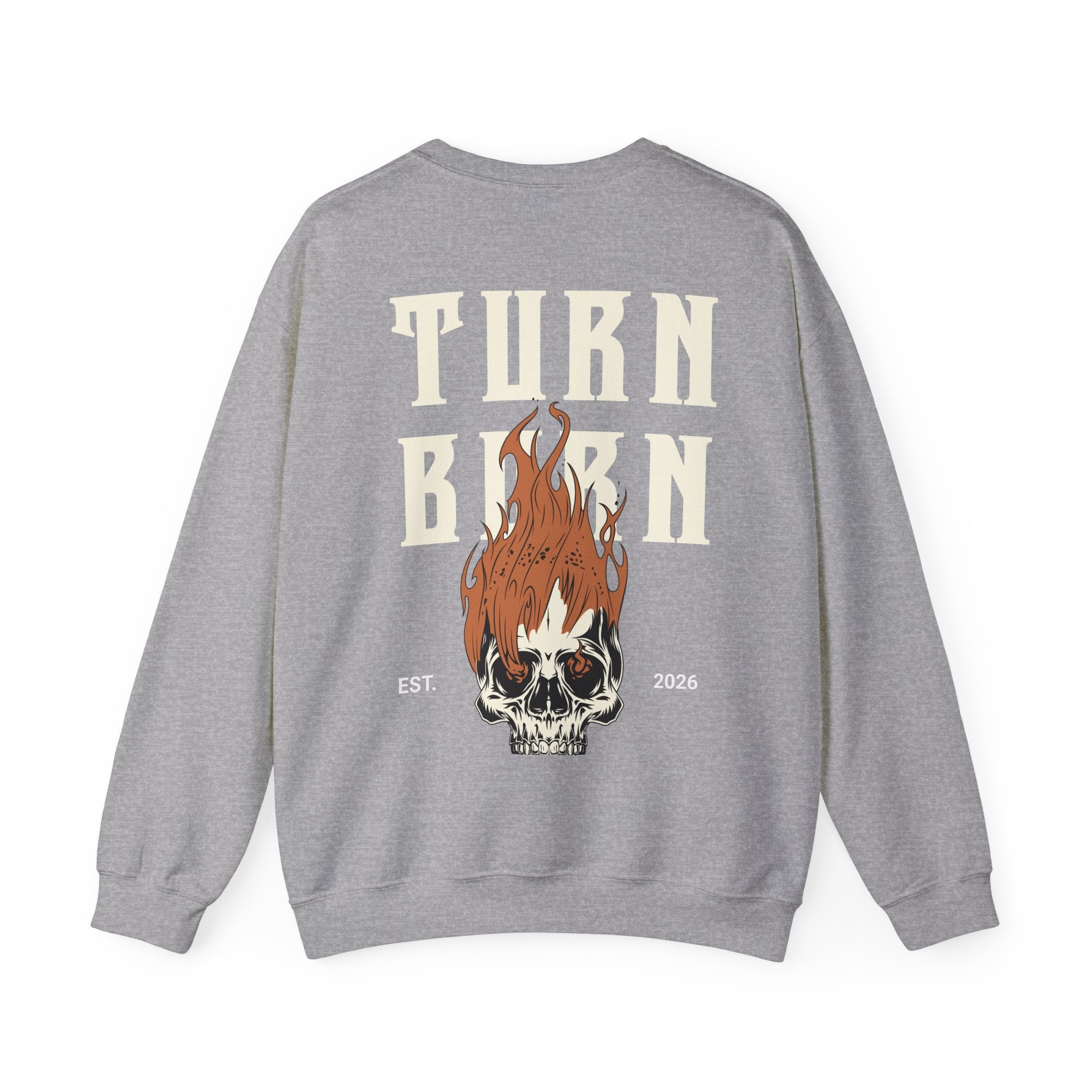 Turn & Burn Skull Crewneck