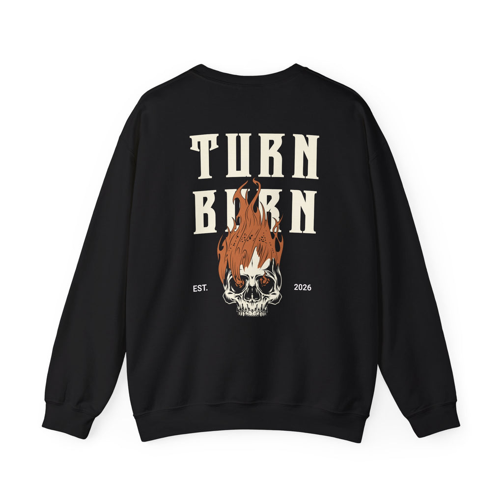 Turn & Burn Skull Crewneck