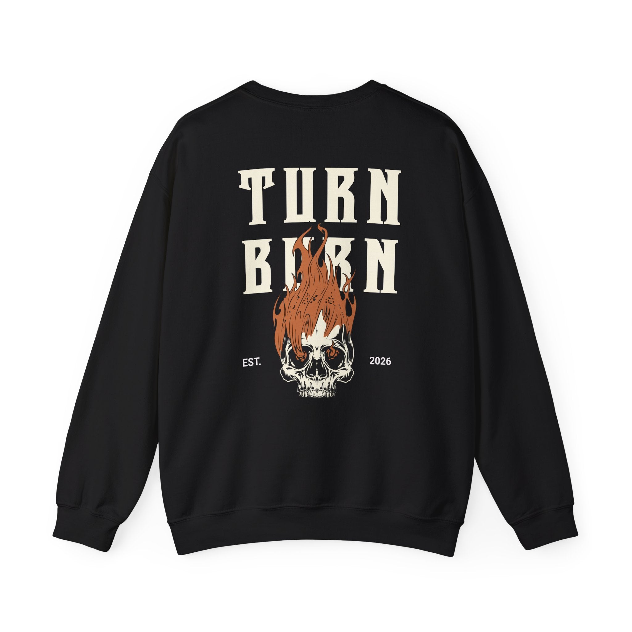 Turn & Burn Skull Crewneck