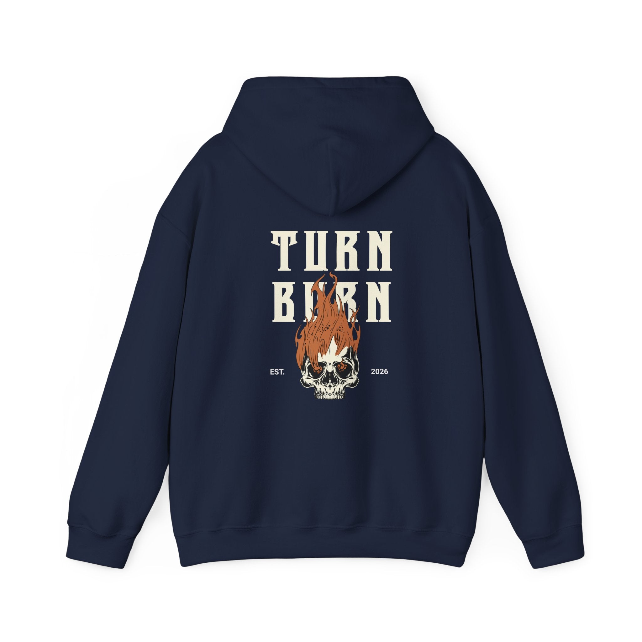 Turn & Burn Skull Hoodie