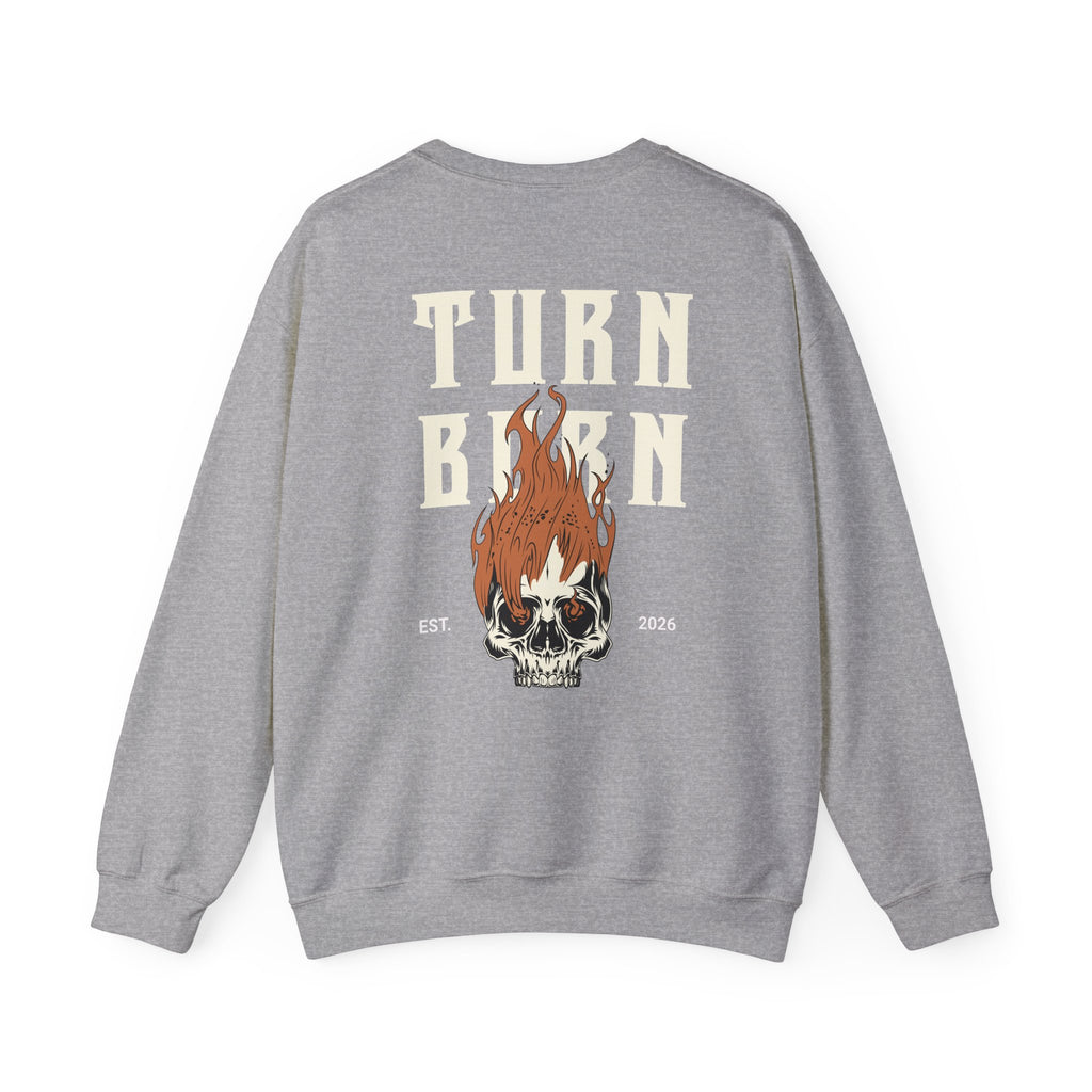 Turn & Burn Skull Crewneck
