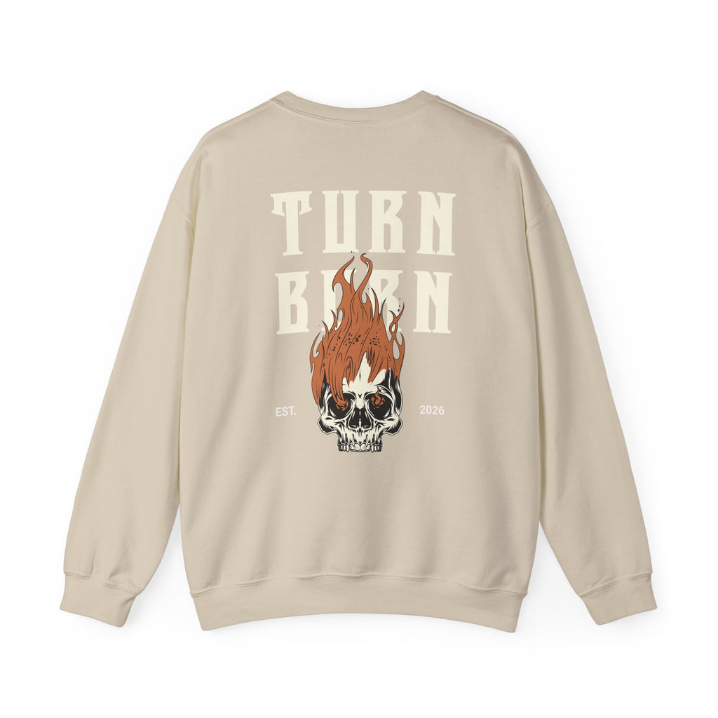 Turn & Burn Skull Crewneck