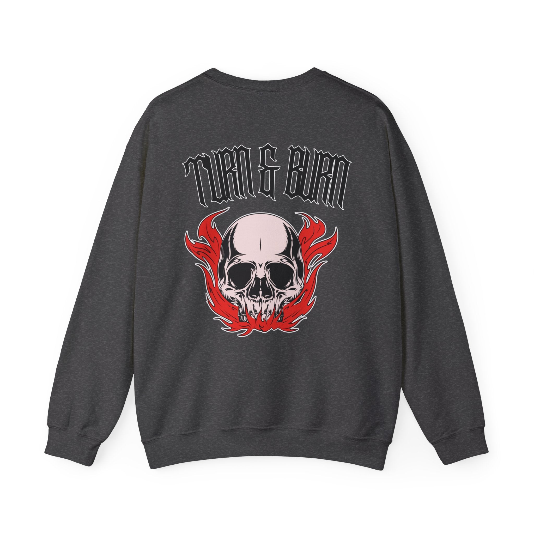 Skull Flame Crewneck Sweatshirt