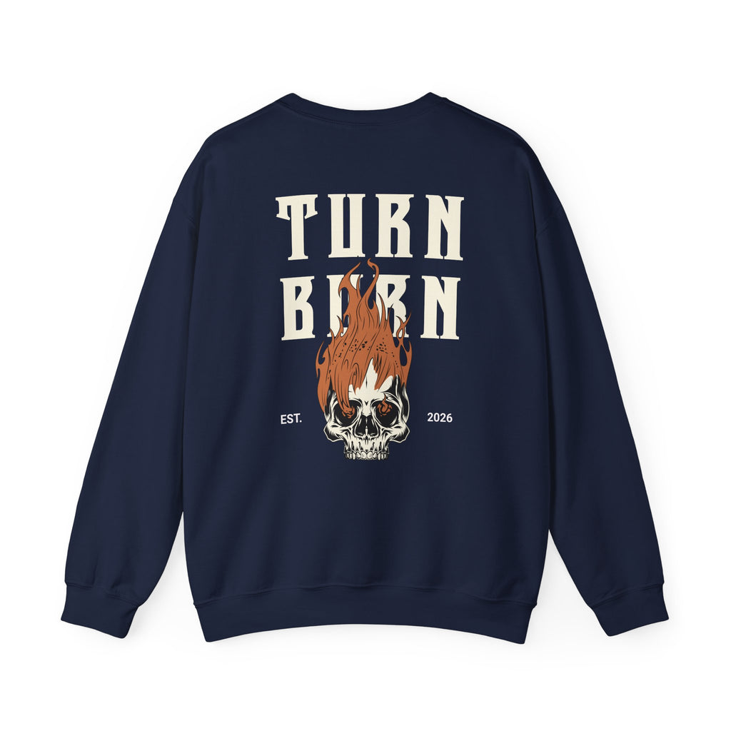Turn & Burn Skull Crewneck