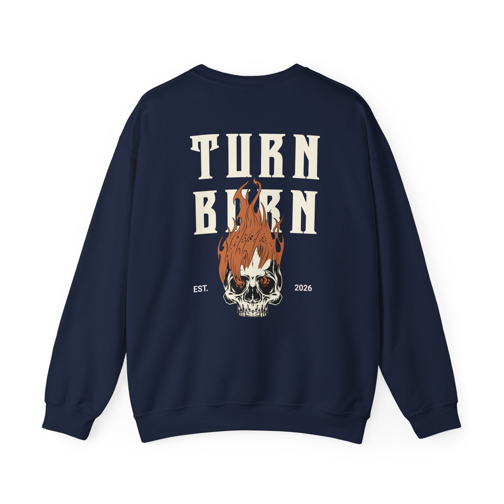 Turn & Burn Skull Crewneck