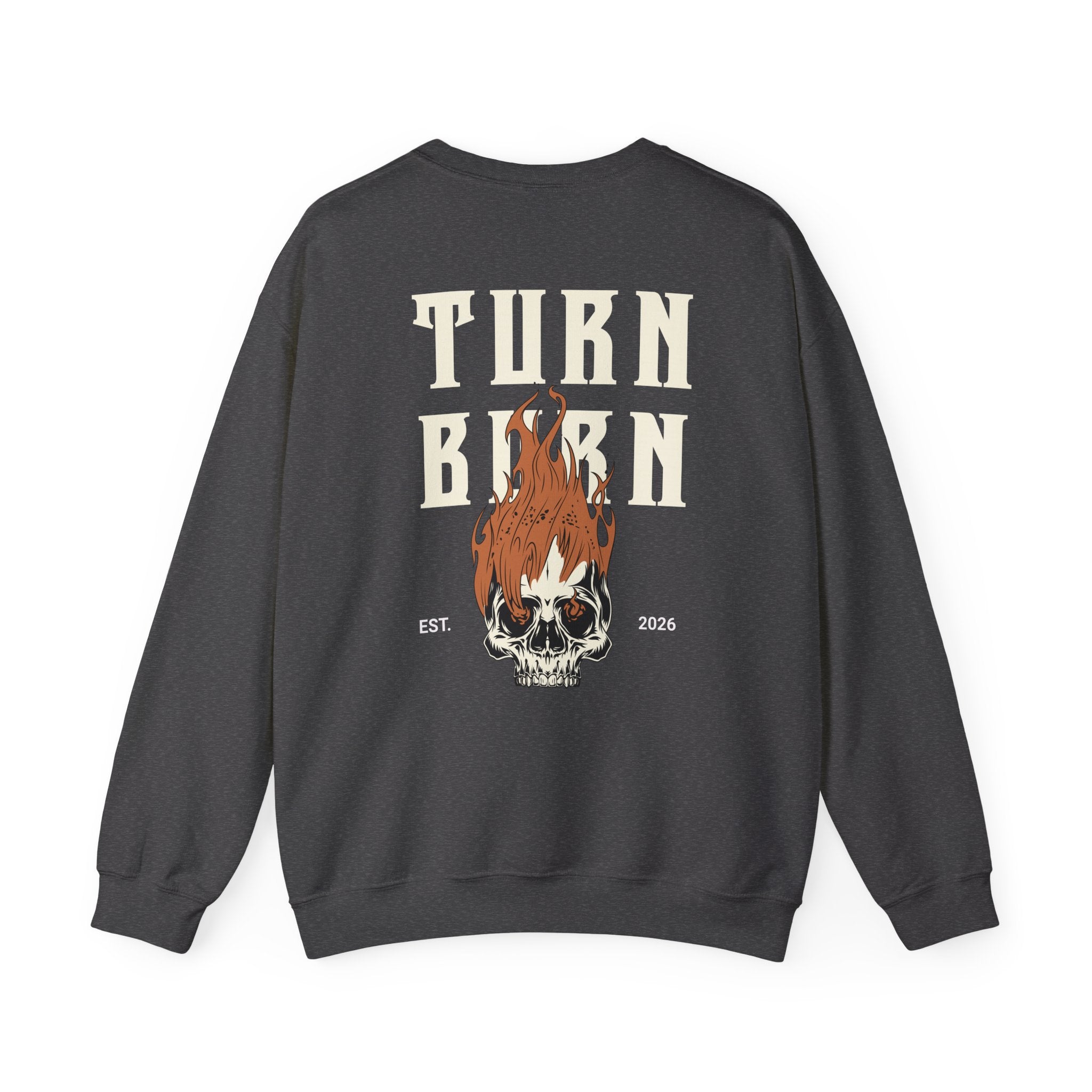 Turn & Burn Skull Crewneck