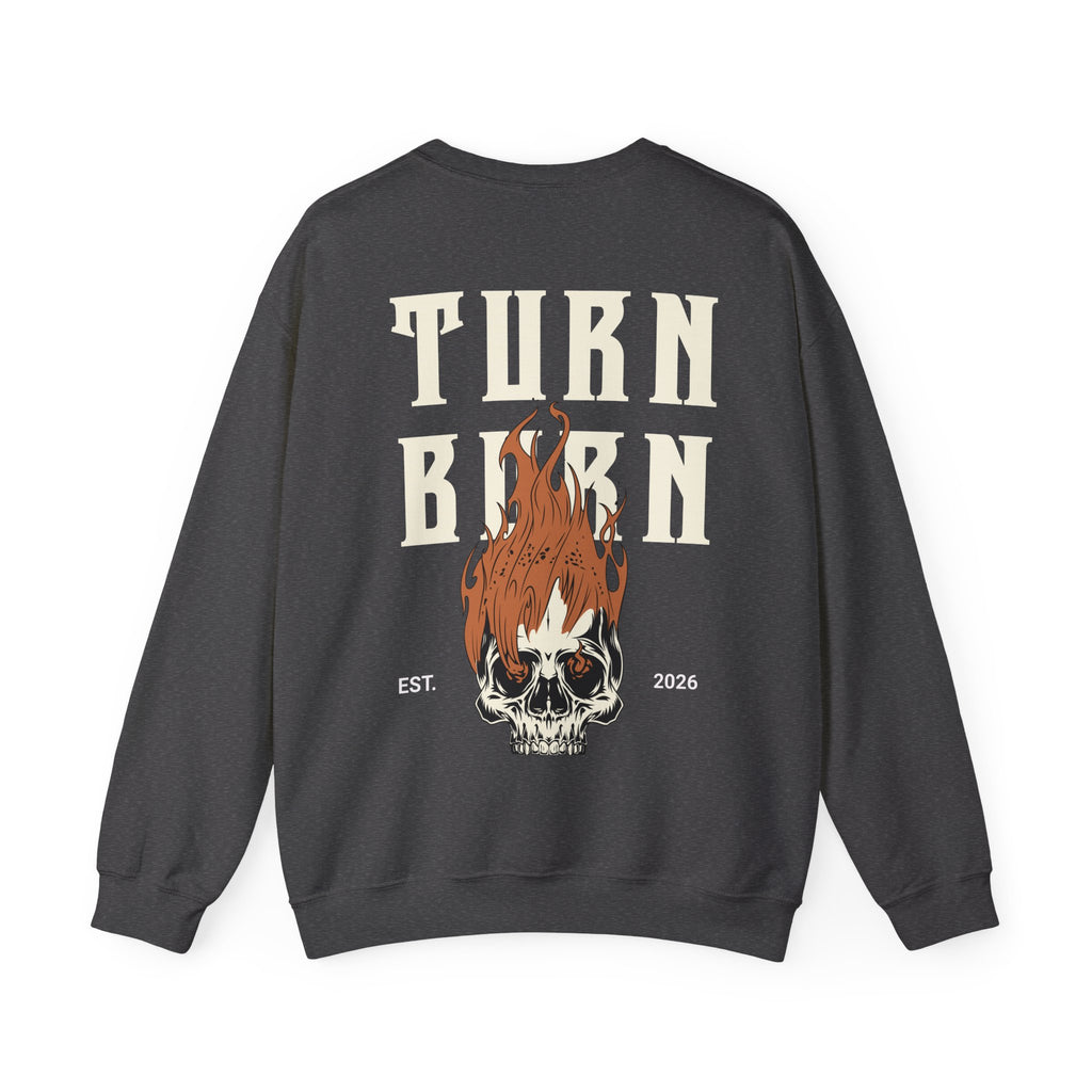 Turn & Burn Skull Crewneck