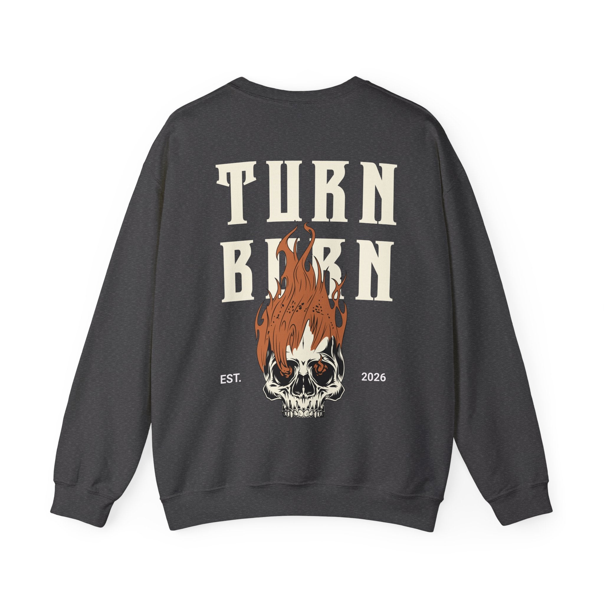 Turn & Burn Skull Crewneck