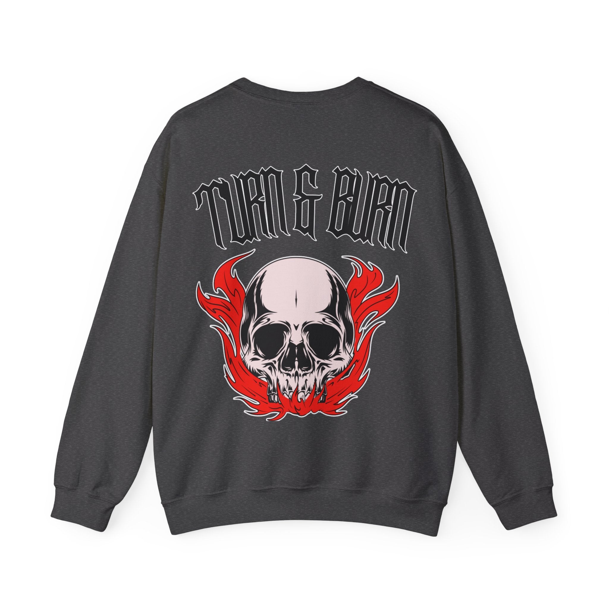 Skull Flame Crewneck Sweatshirt