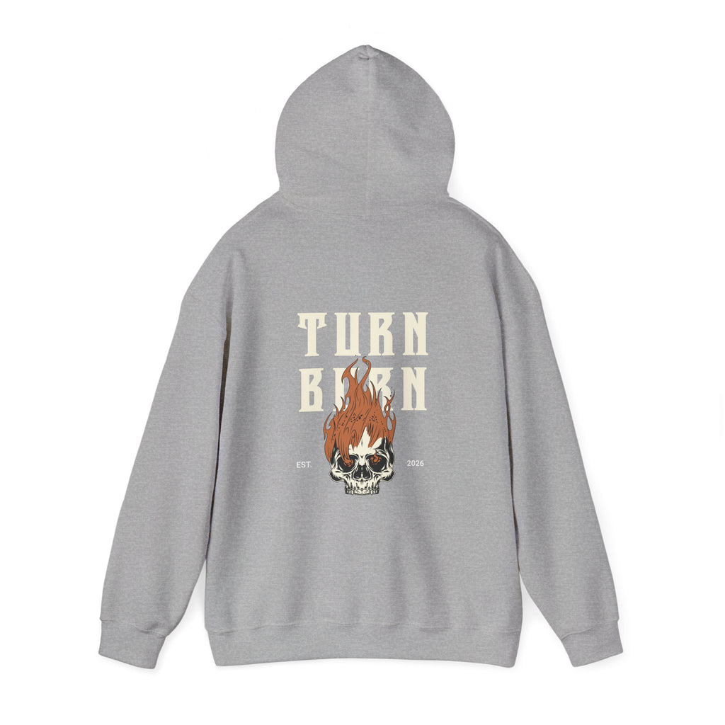 Turn & Burn Skull Hoodie