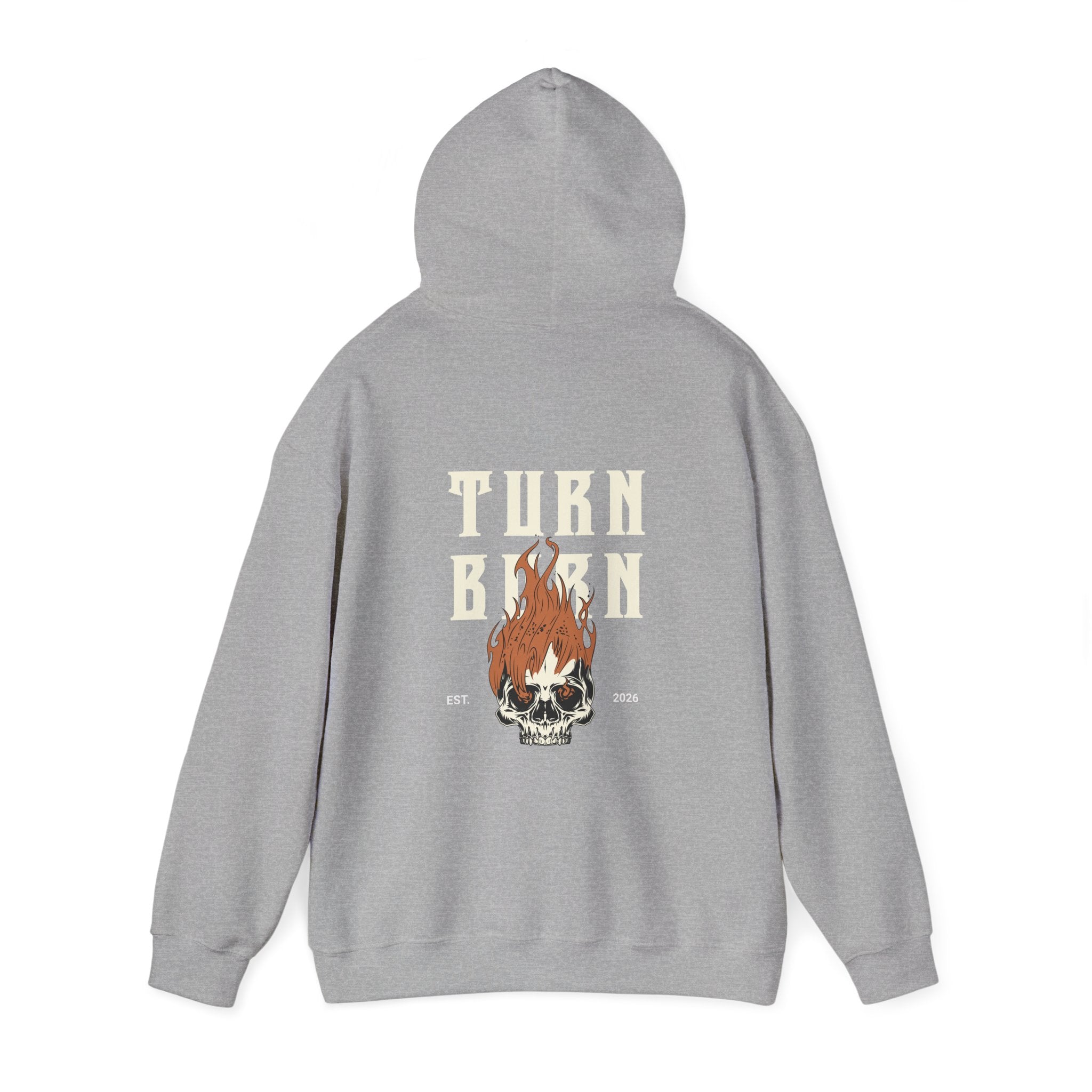 Turn & Burn Skull Hoodie