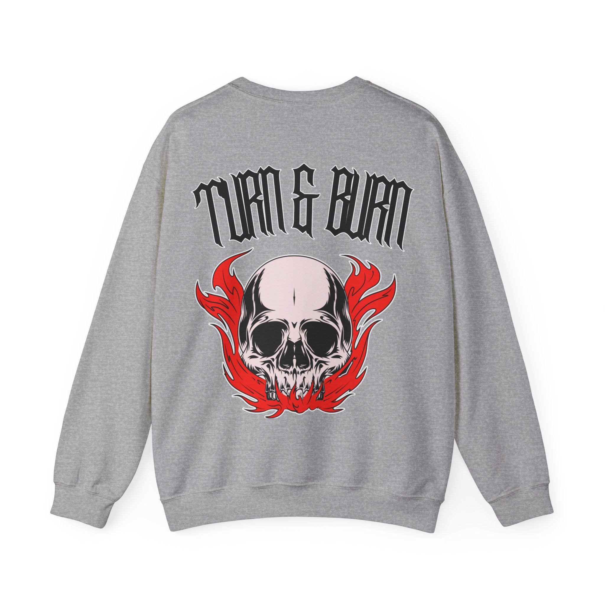Skull Flame Crewneck Sweatshirt