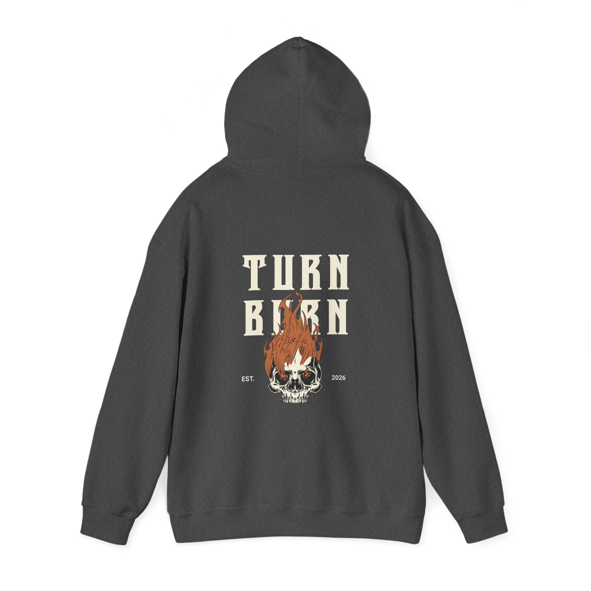 Turn & Burn Skull Hoodie