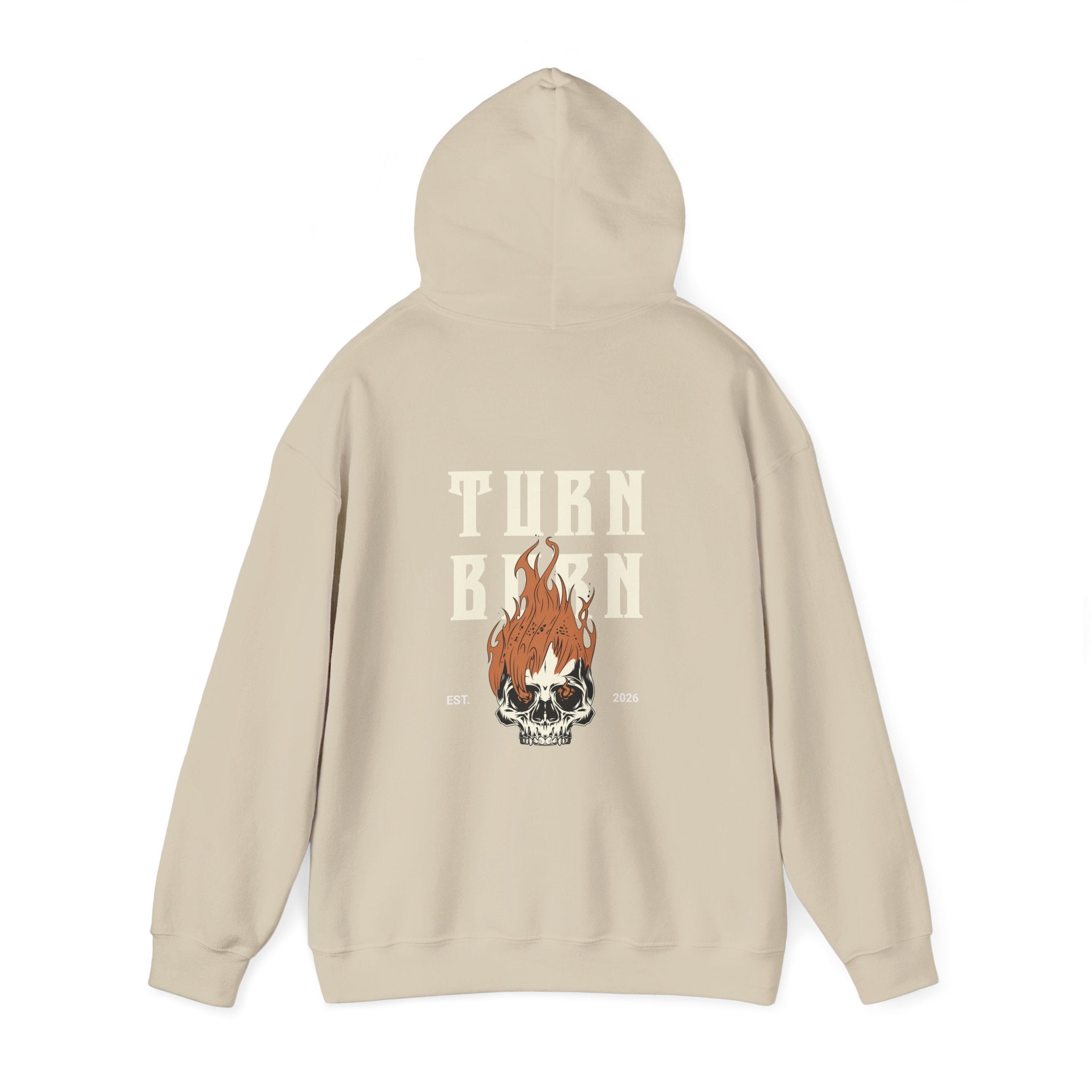 Turn & Burn Skull Hoodie
