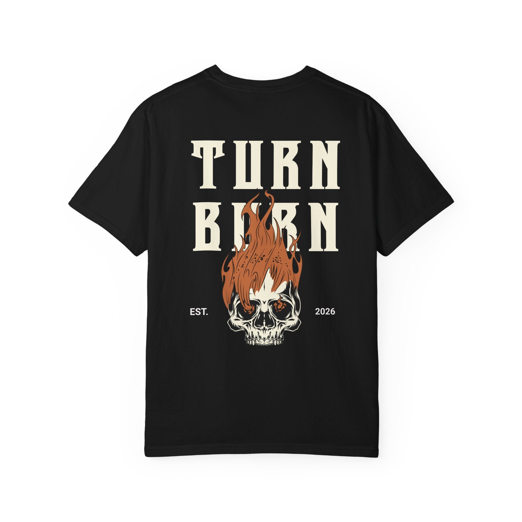 Turn & Burn Beige Skull