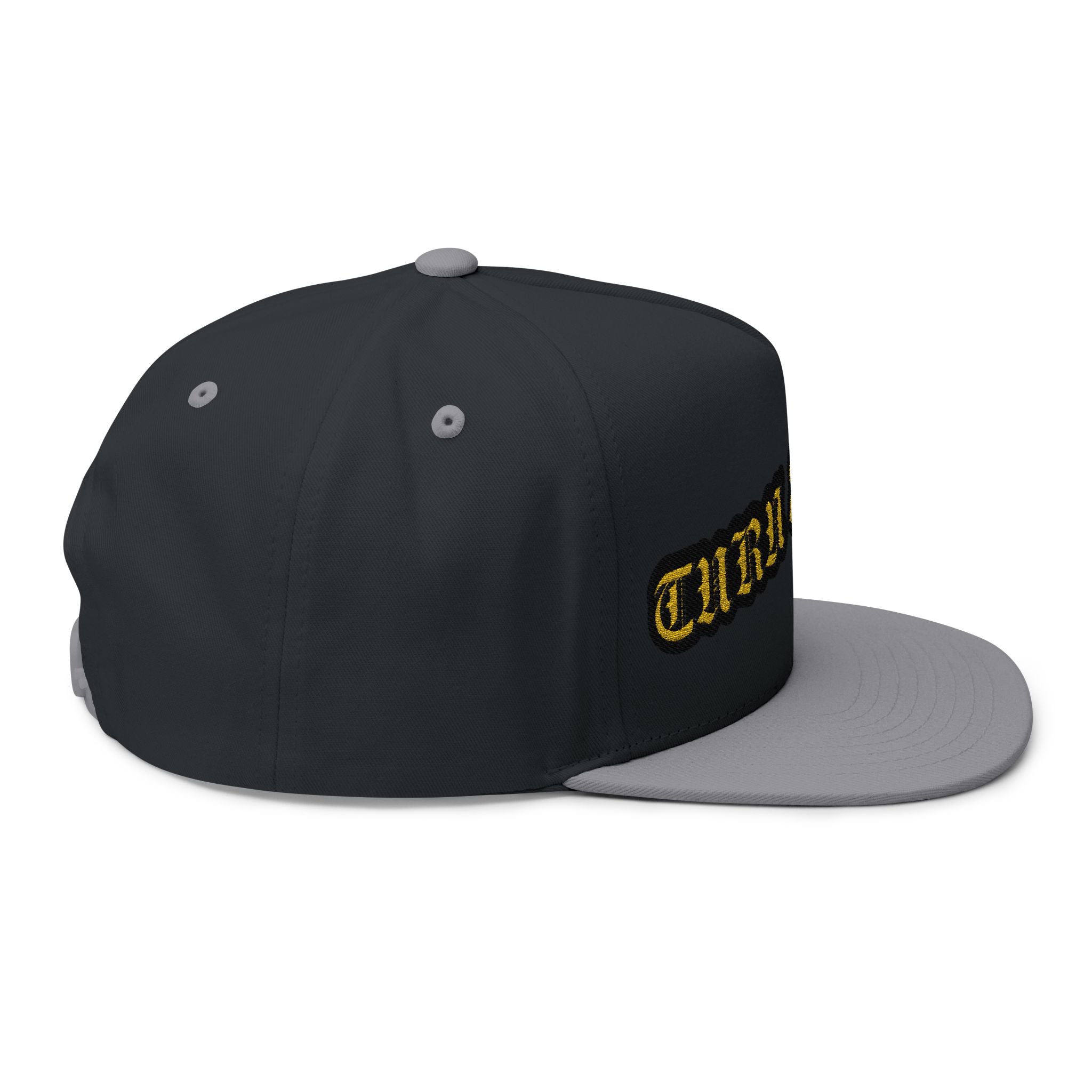Turn & Burn Embroidered Flat Bill Cap