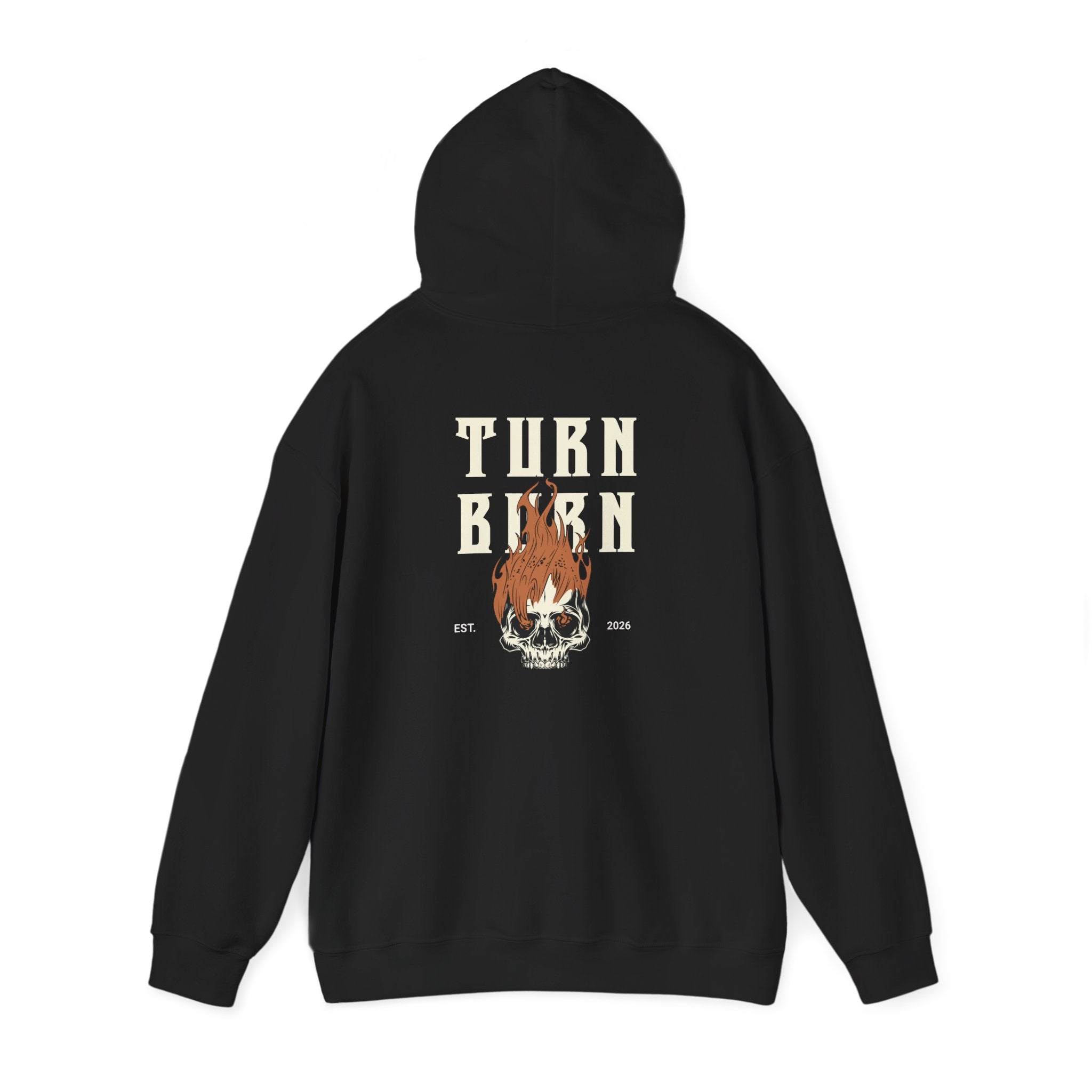 Turn & Burn Skull Hoodie