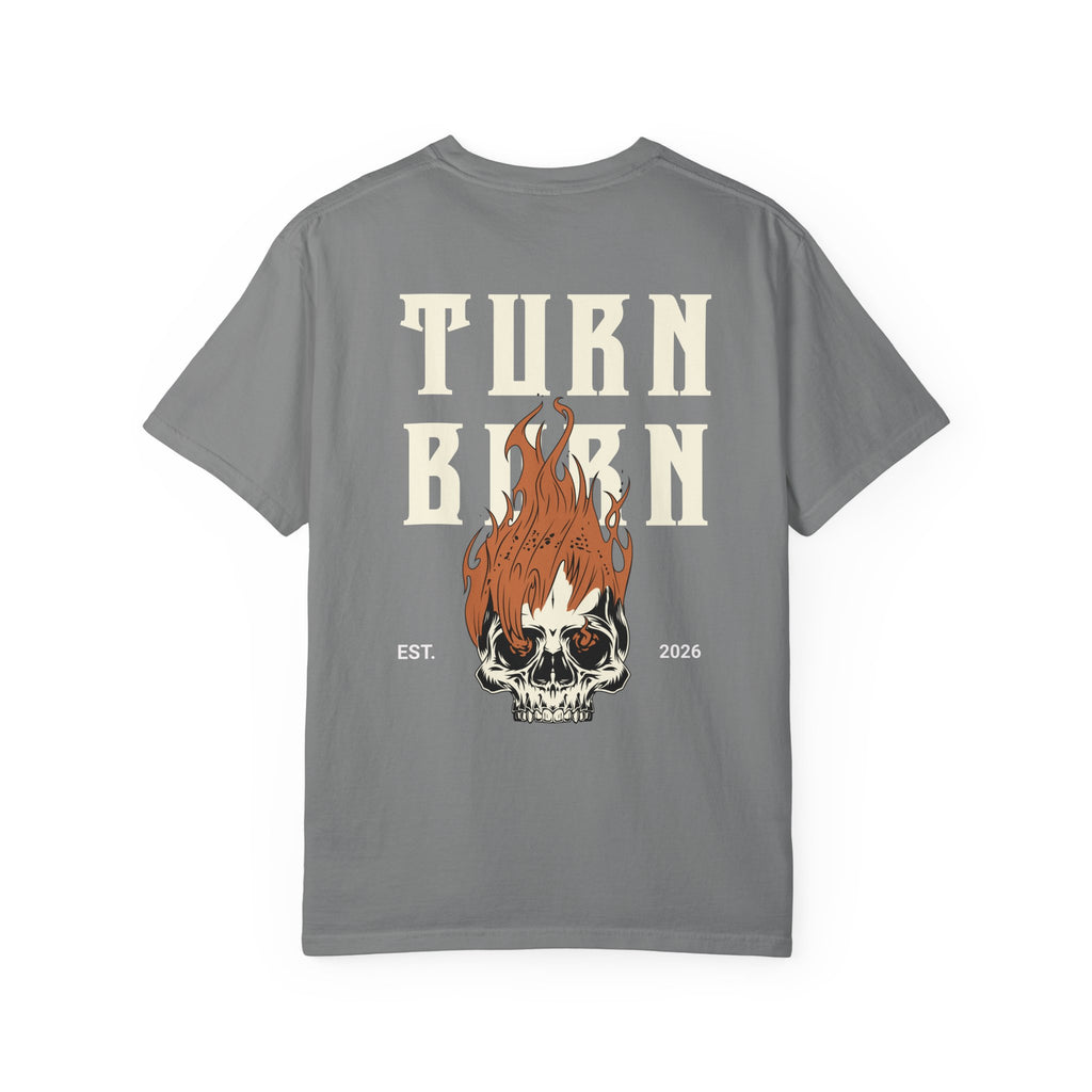 Turn & Burn Beige Skull