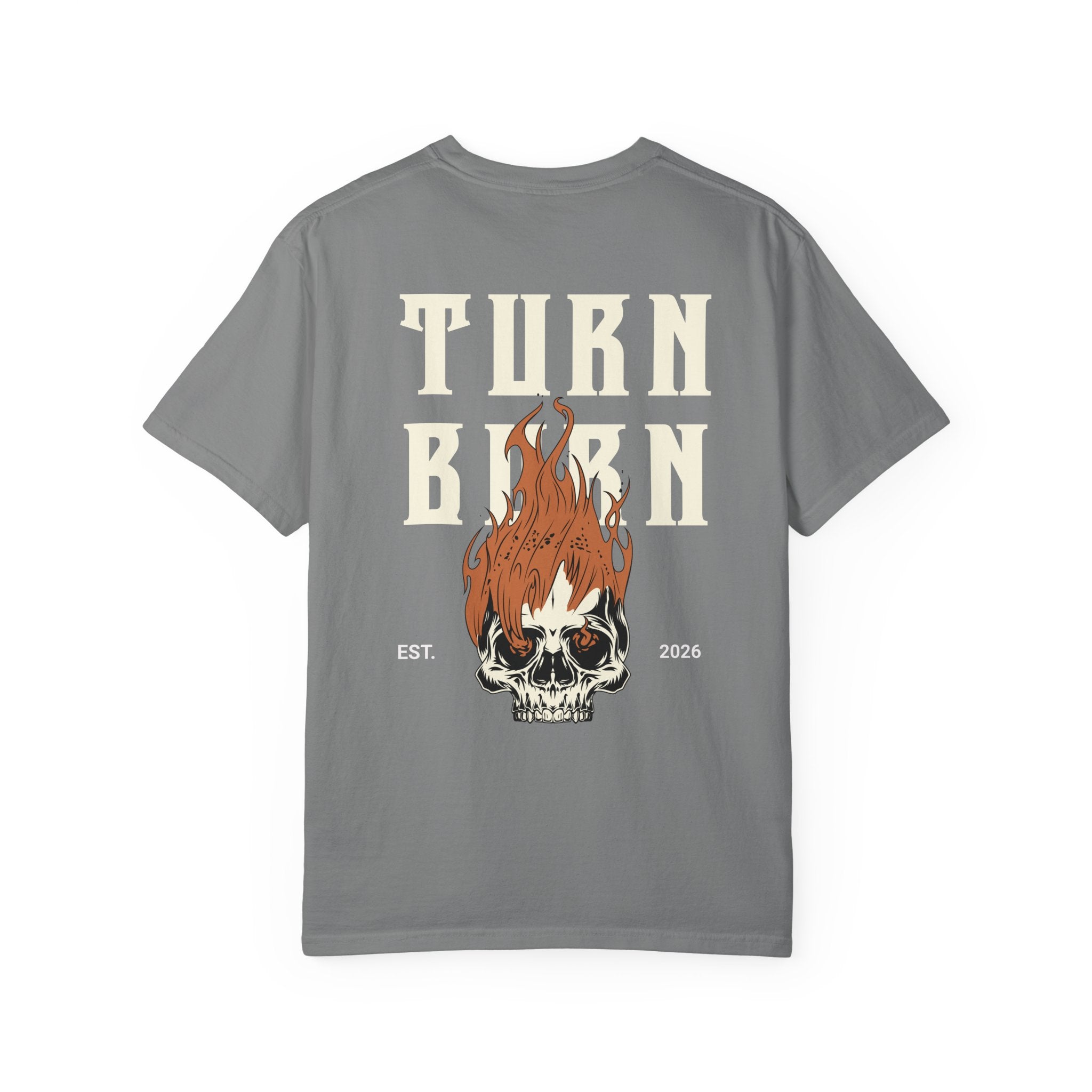 Turn & Burn Beige Skull