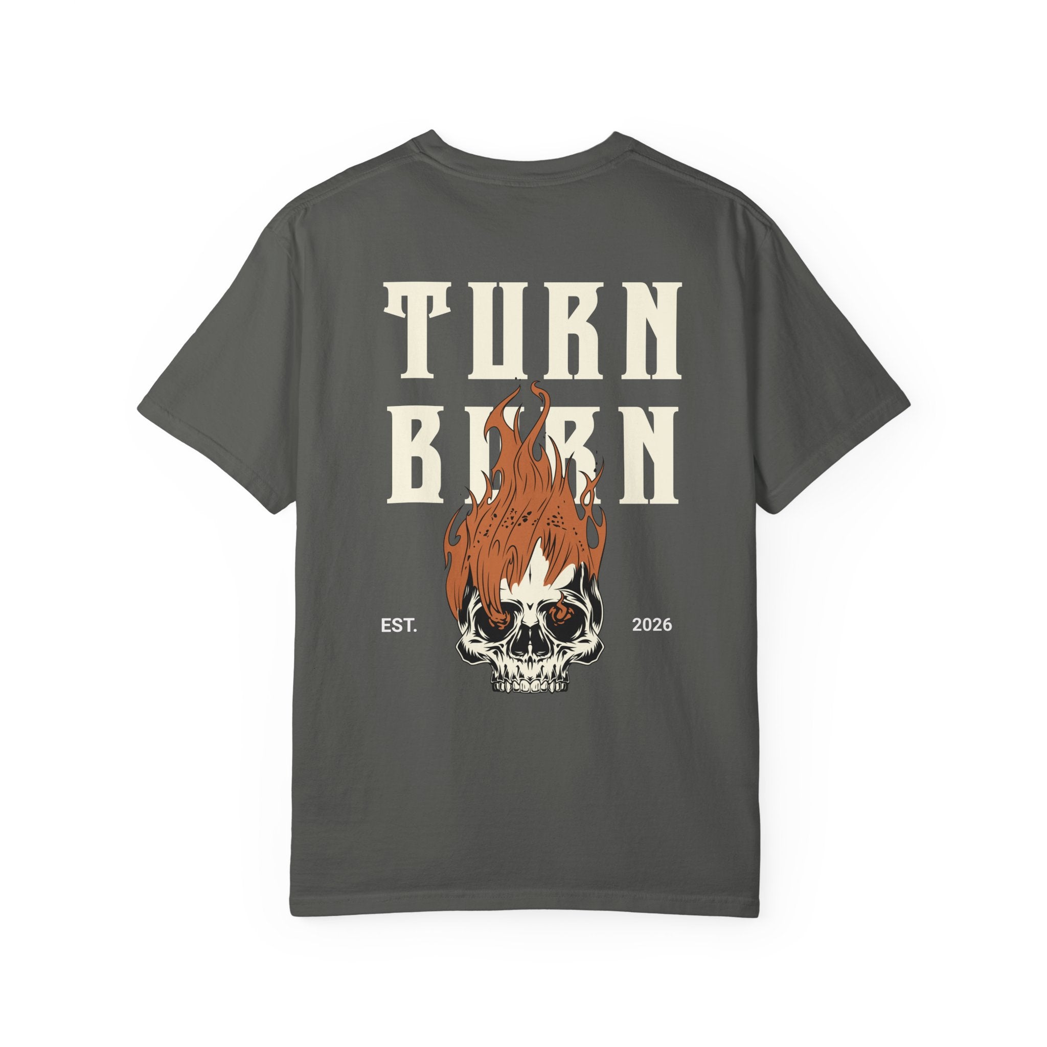 Turn & Burn Beige Skull