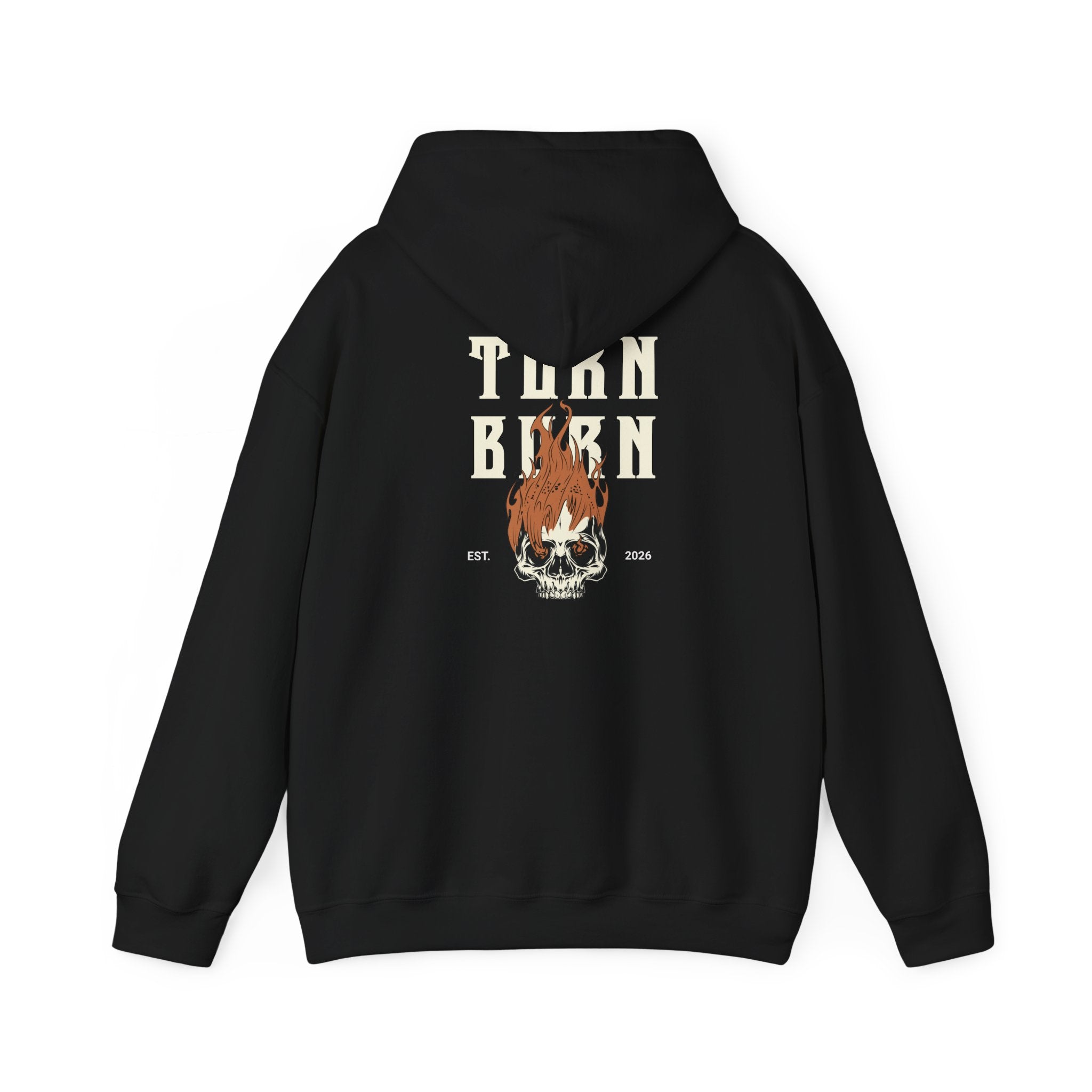Turn & Burn Skull Hoodie