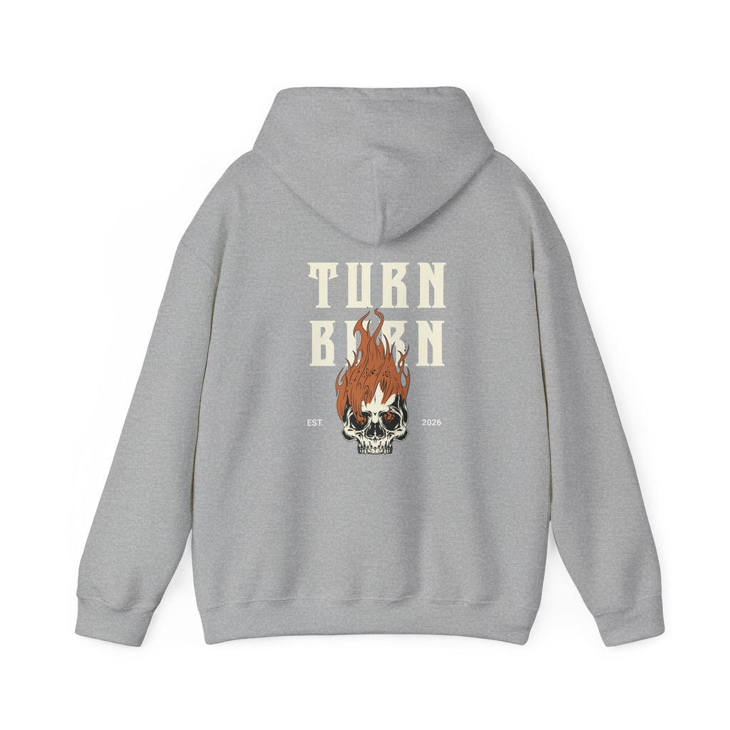 Turn & Burn Skull Hoodie