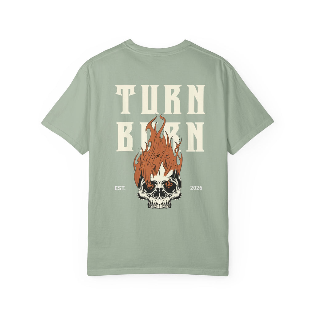Turn & Burn Beige Skull