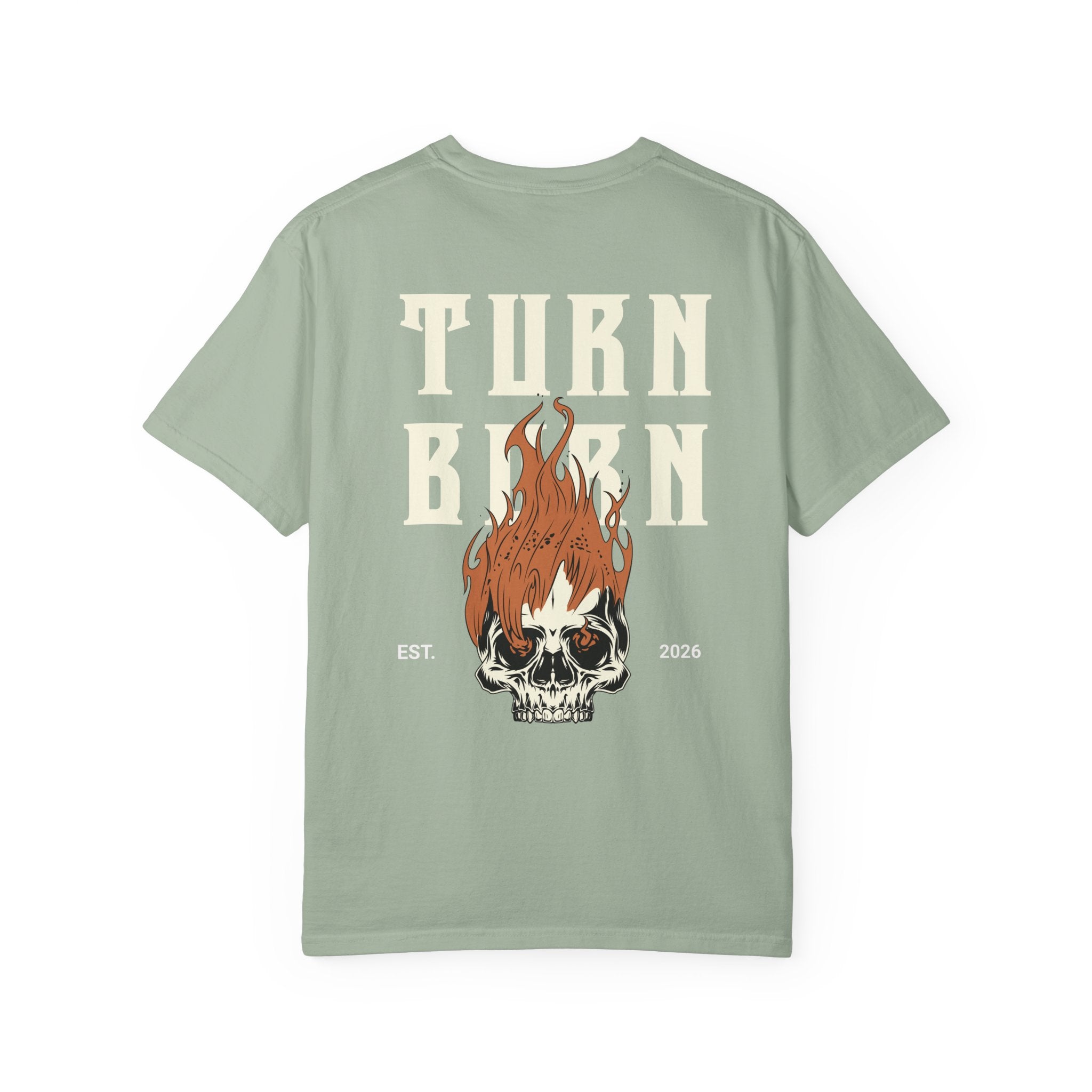 Turn & Burn Beige Skull