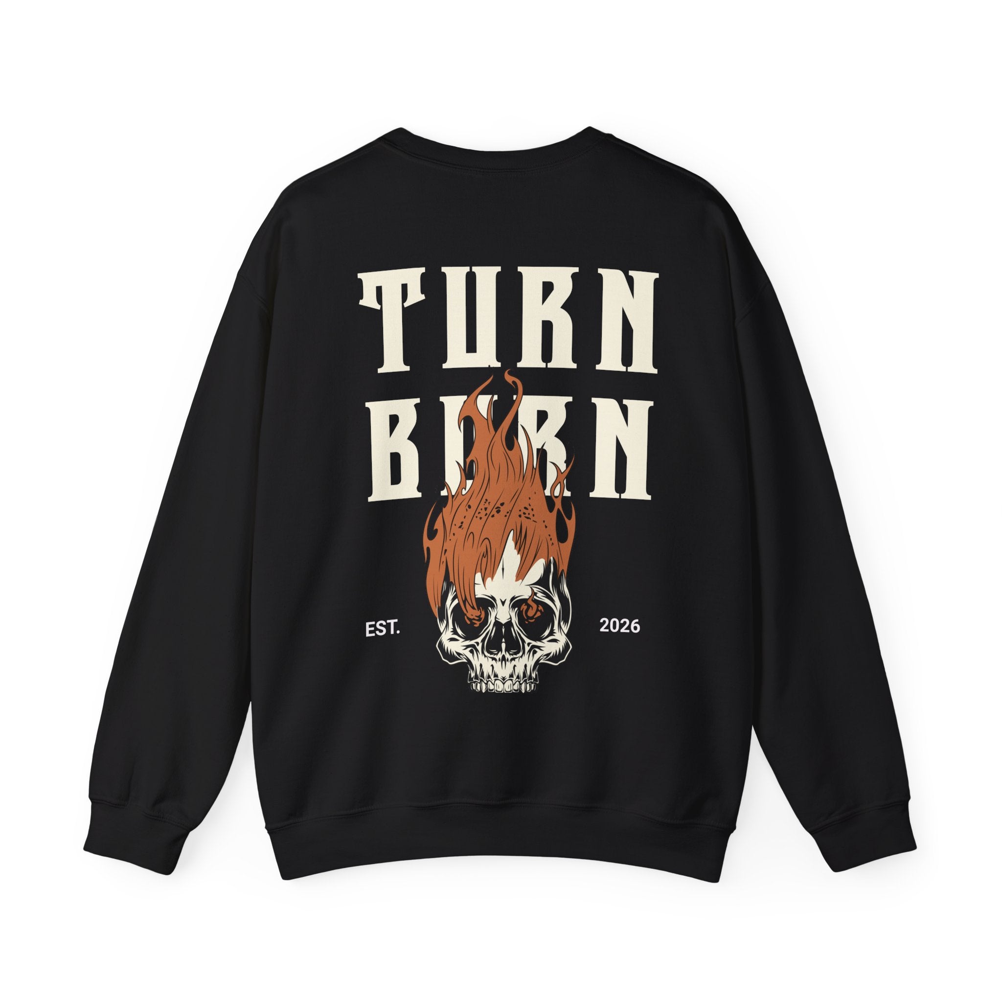 Turn & Burn Skull Crewneck