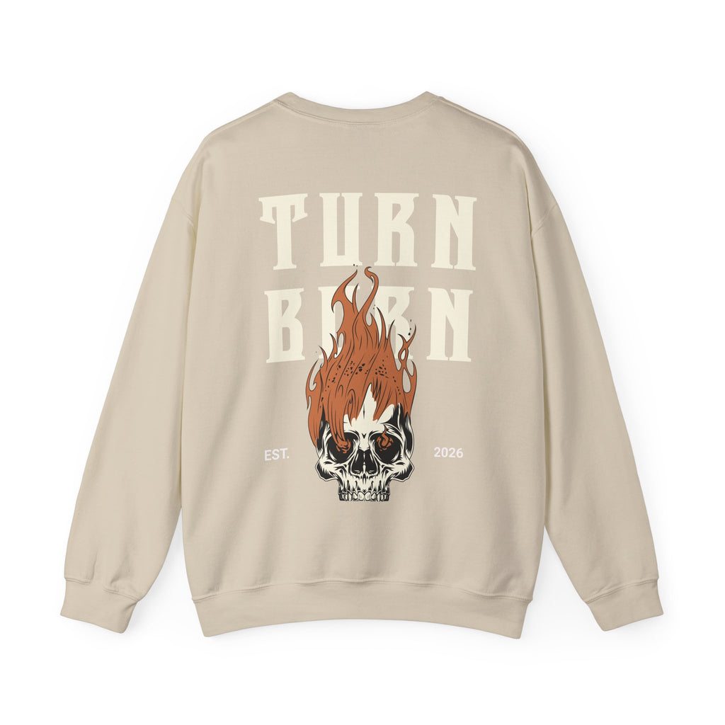 Turn & Burn Skull Crewneck