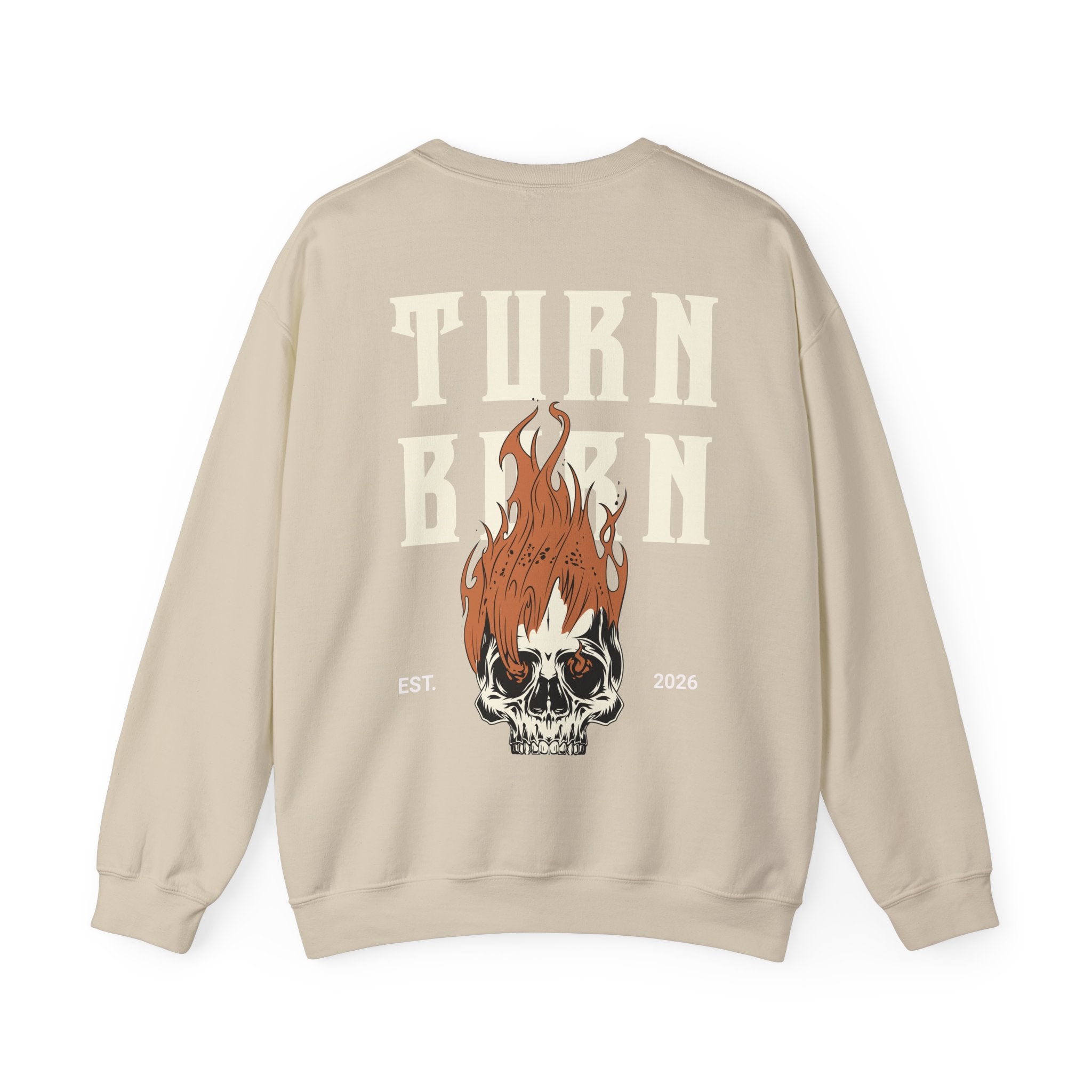 Turn & Burn Skull Crewneck