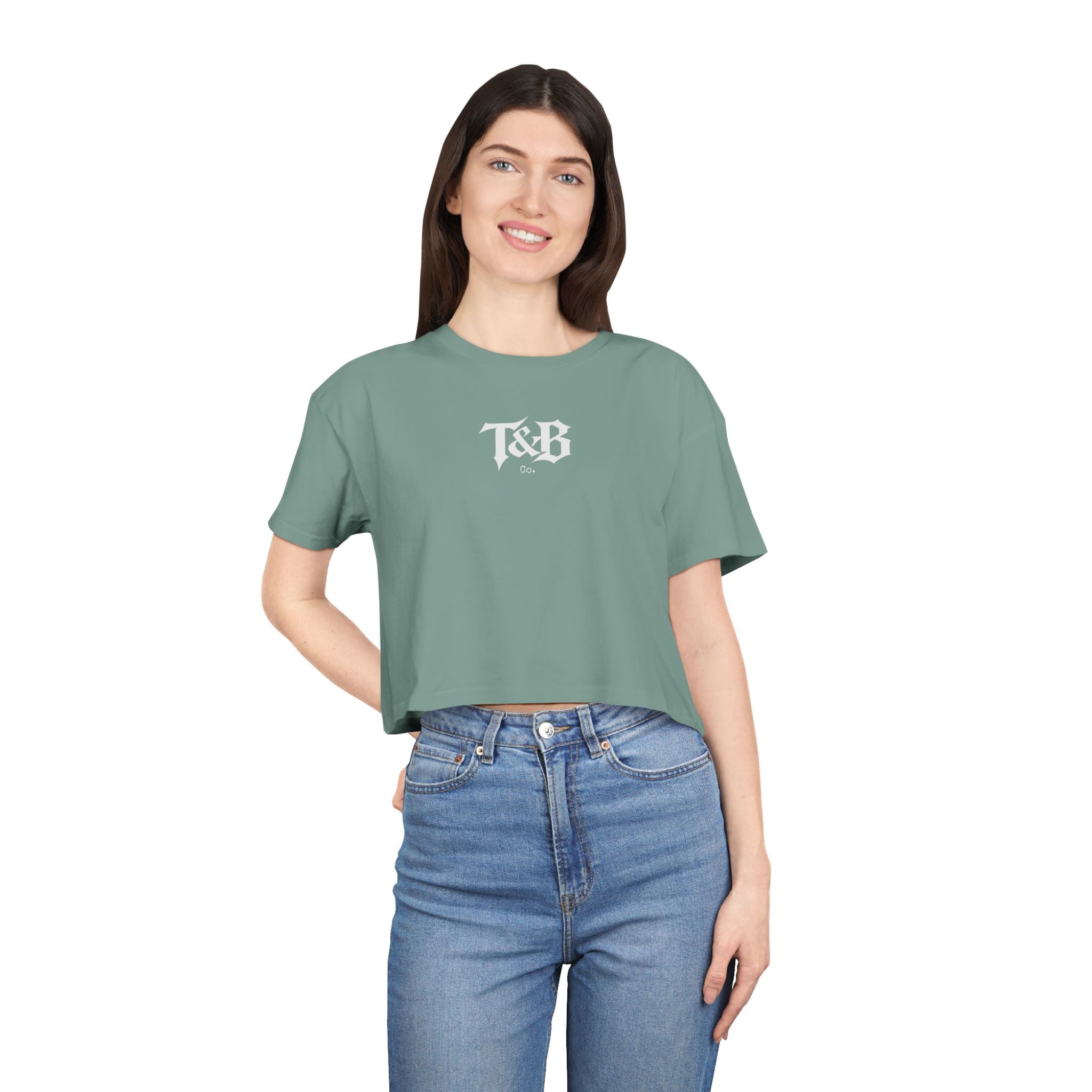 Turn & Burn Co. Original Women's Crop Tee