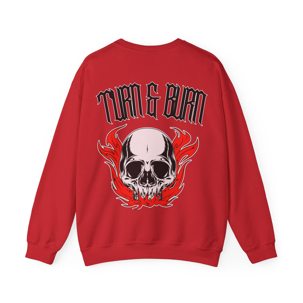 Skull Flame Crewneck Sweatshirt