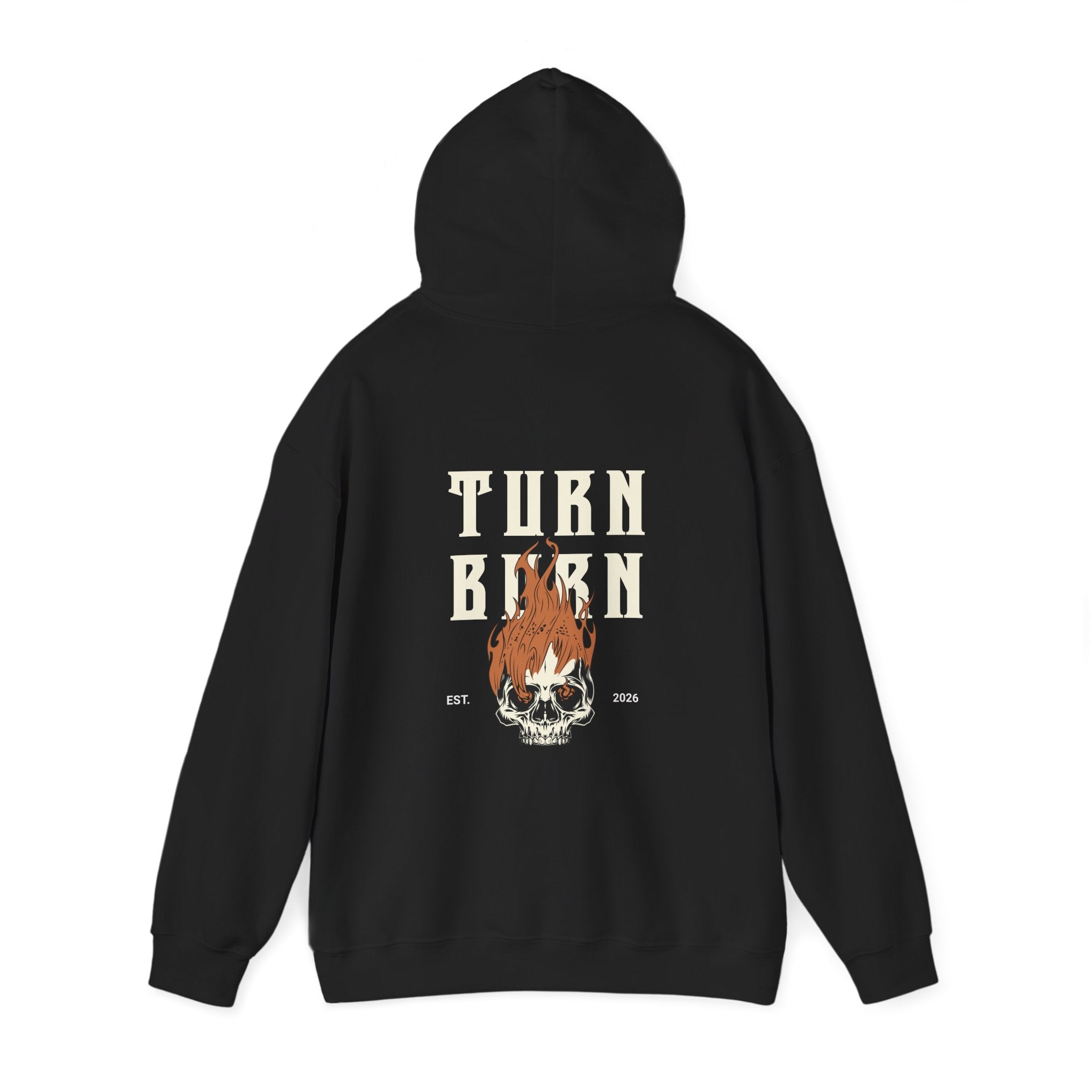 Turn & Burn Skull Hoodie